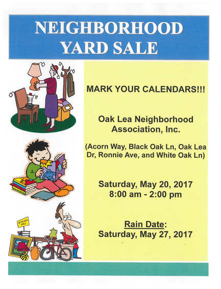 OLNA yard sale