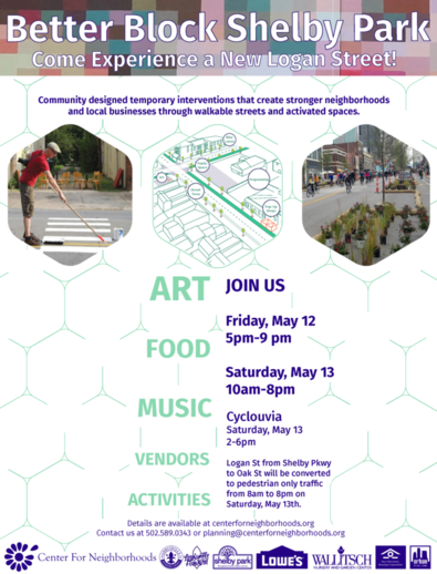 Better Block Shelby Park poster