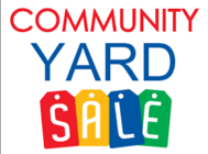 community yard sale graphic