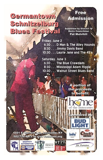 GS blues festival poster