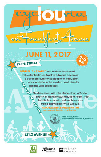 CycLOUvia Frankfort Avenue Poster