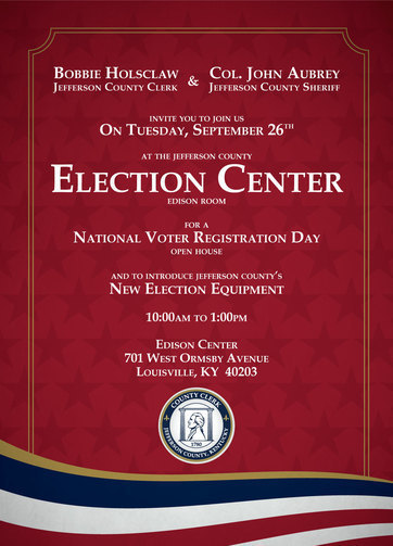 voter registration and election equipment