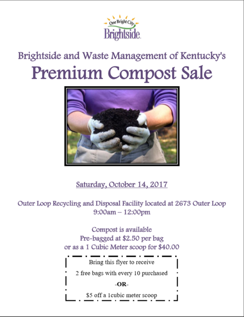 Brightside waste management flyer