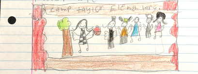 camp Taylor theatre drawing