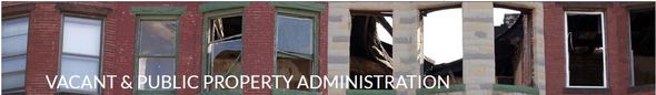 vacant and public property admin