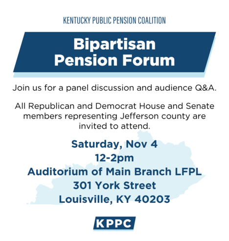 bipartisan pension forum flyer