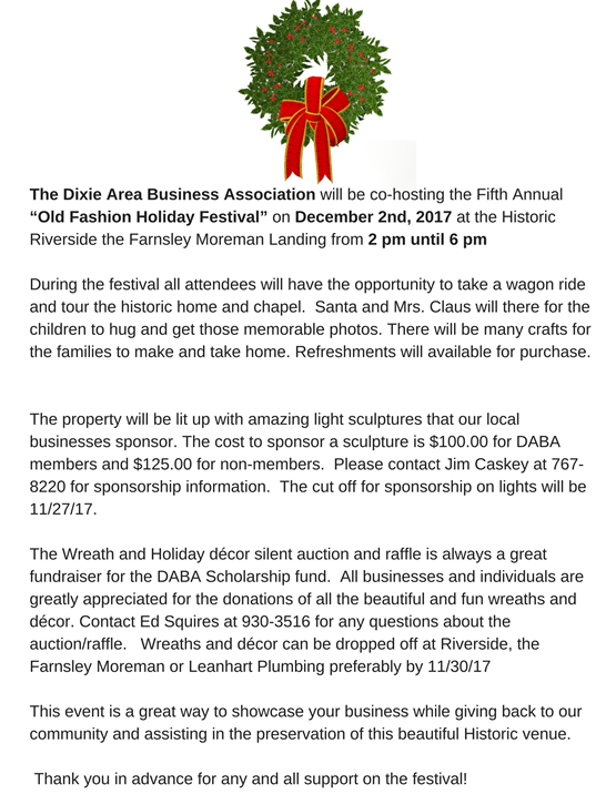 DABA's Old Fashion Holiday Festival