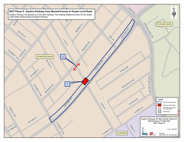 Eastern Parkway map LW 