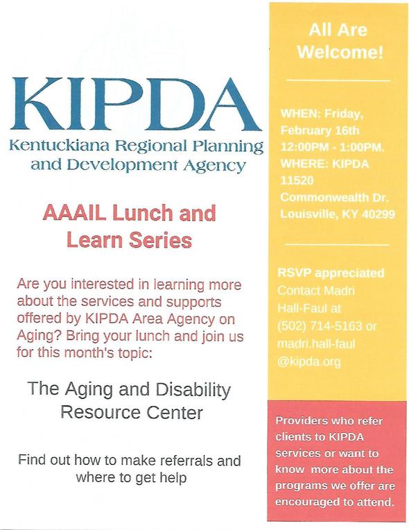 KIPDA Lunch & Learn