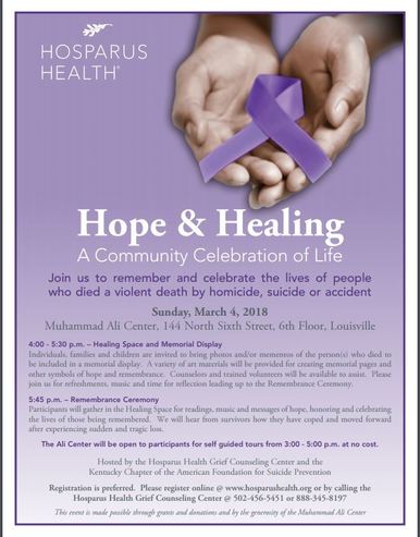Hope and Healing Flyer