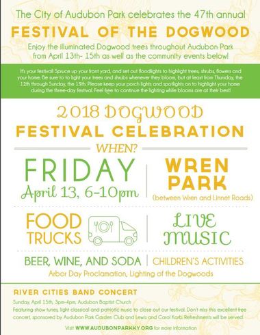 Festival of the Dogwood poster