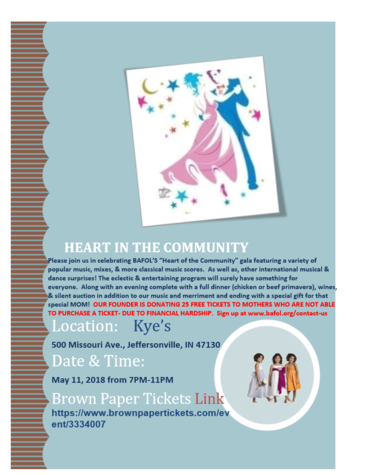 Heart in the community flyer
