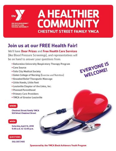 YMCA health fair