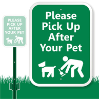 pick up after pet