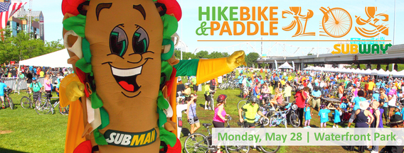 Subway Fresh Fit Hike, Bike & Paddle
