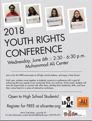 Youth Rights Conference flyer