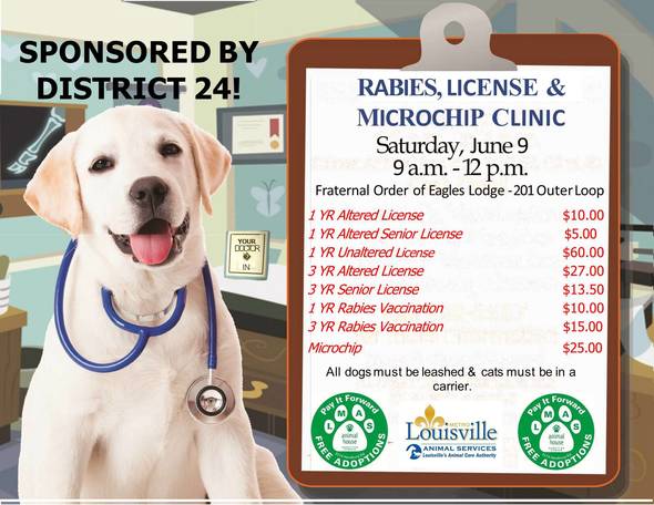Rabies clinic flyer