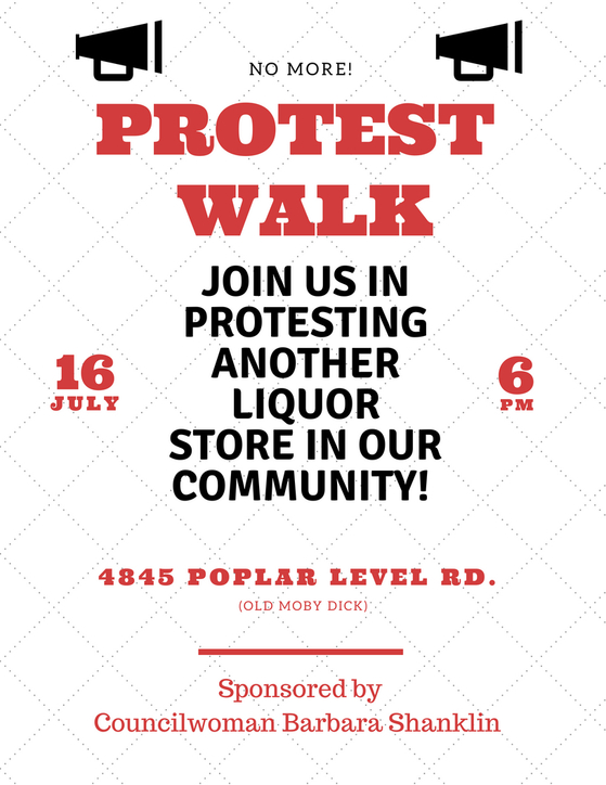 protest flyer