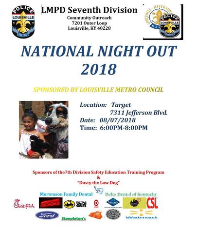 National Night out flyer
