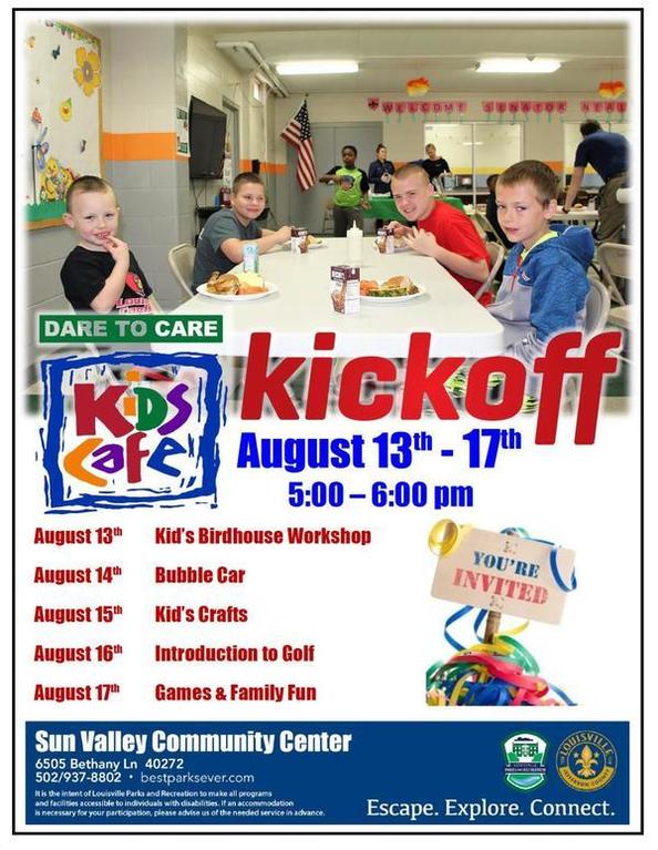 kids cafe 8-13-18