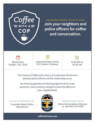 Coffee with a cop flyer