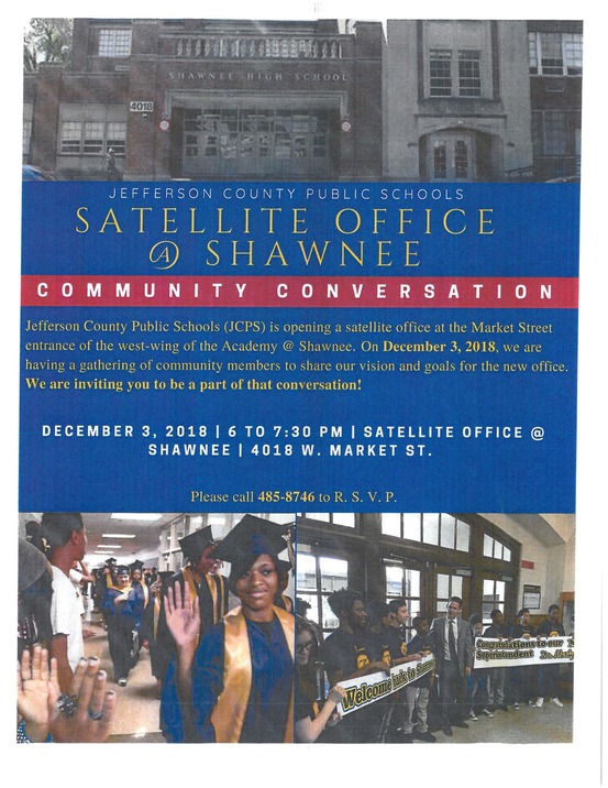 Community Conversation flyer