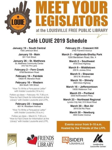 Cafe Louie schedule
