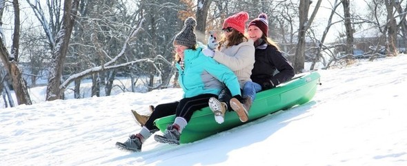 Sledding photo