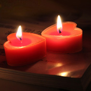Valentine candles