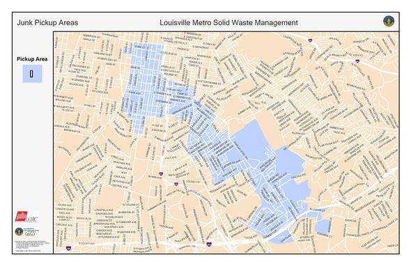 Junk pickup map