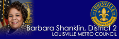 louisville metro council district 2 Barbara Shanklin