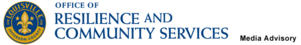 Office of Resilience and Community Services logo
