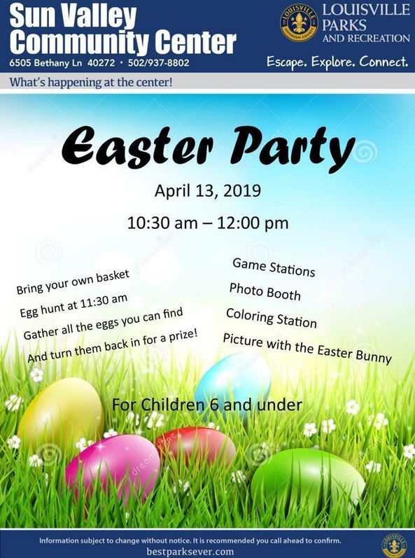 easter party 4-13