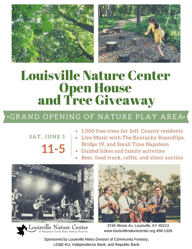 Nature Center Open House flier