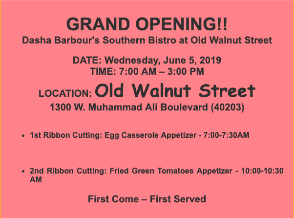 grand opening