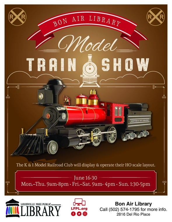 Train show flyer