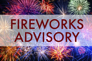 Fireworks advisory