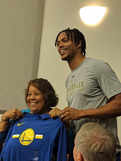 Damion Lee and Dr. Shanklin