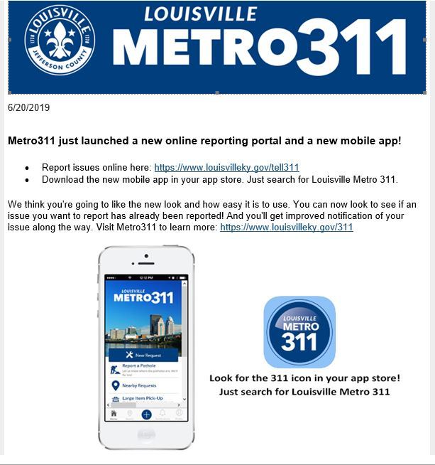 Metro 311 App