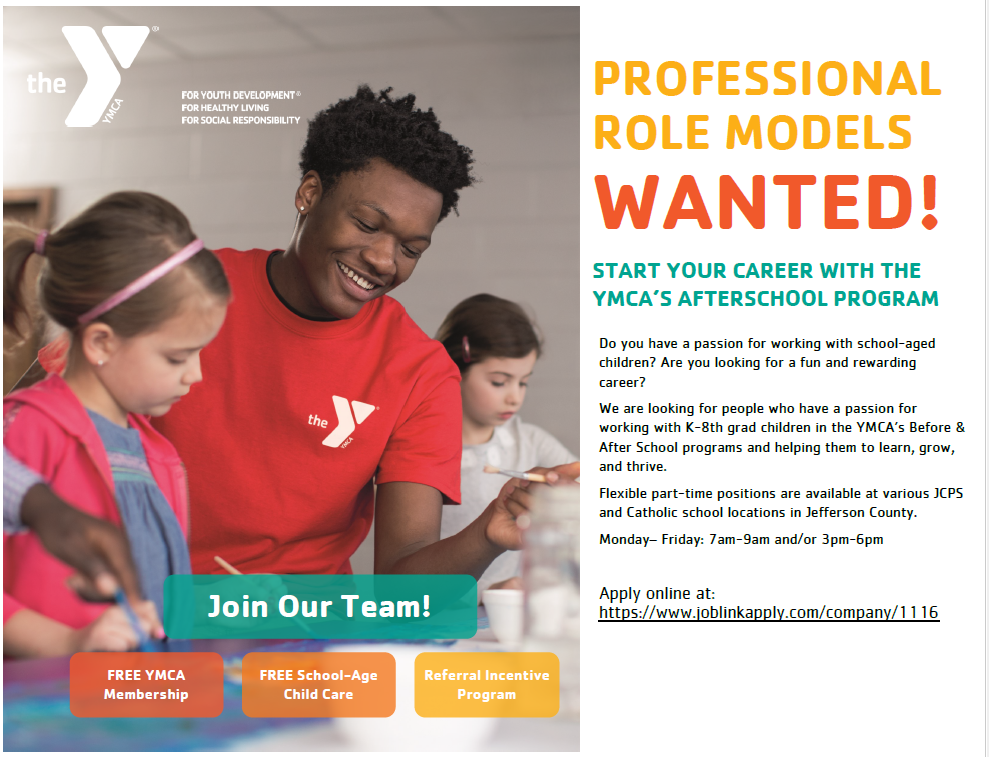 YMCA employment opportunity