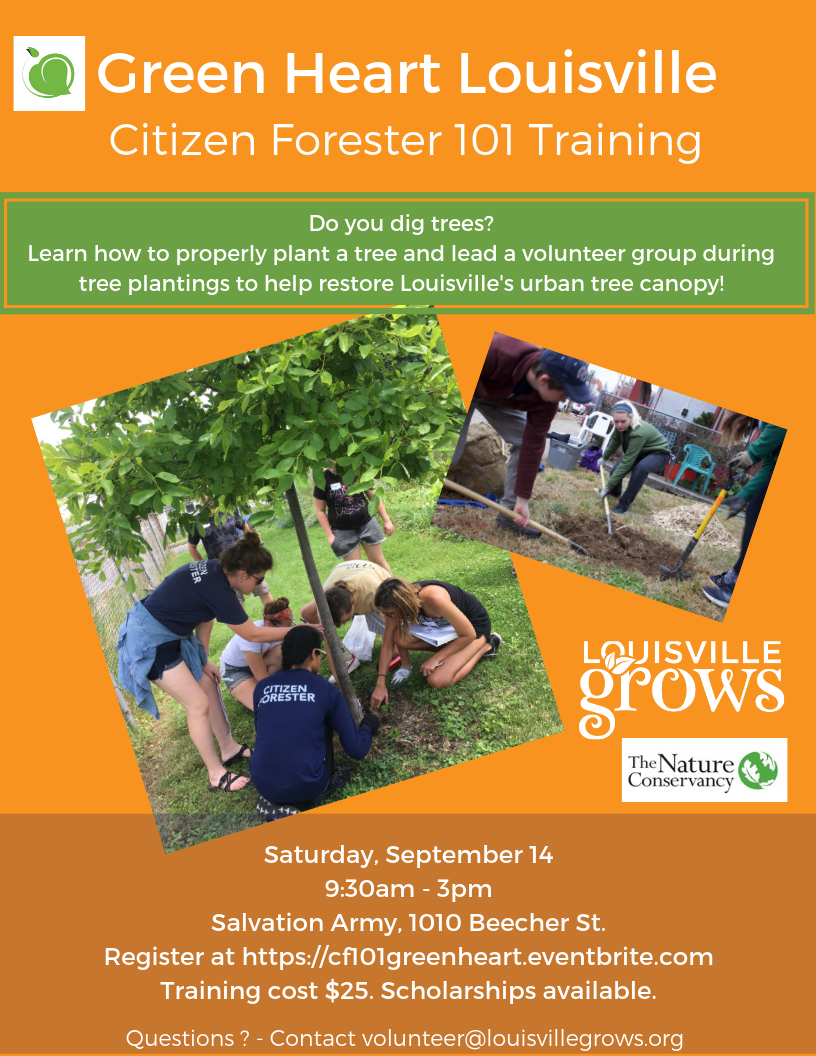 Citizen forester training Greenheart