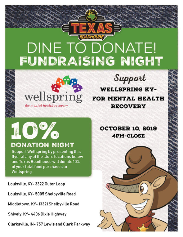 wellspring fundraiser at TR
