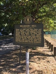 Mulberry Hill historical sign