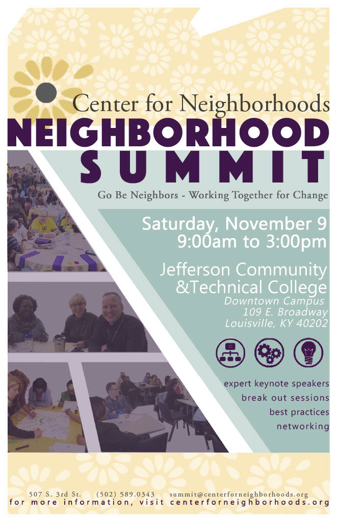 Neighborhood Summit Flyer