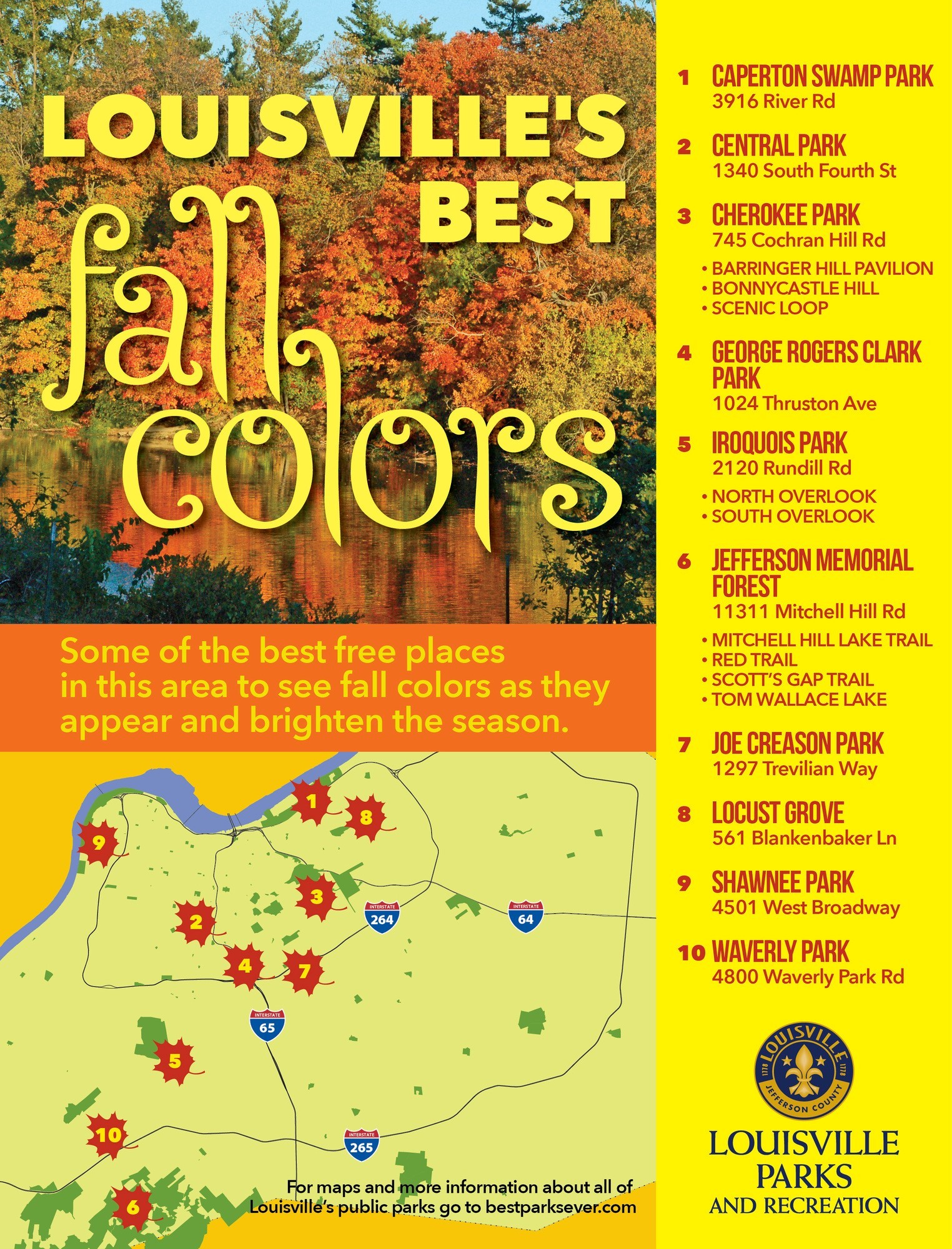 Fall colors guide 2019
