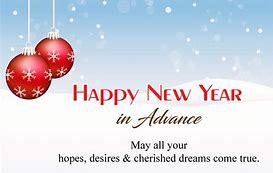 Happy New Year in Advance