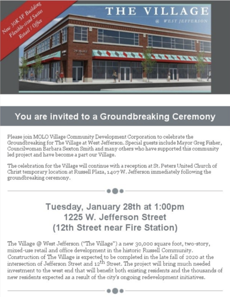molo groundbreaking