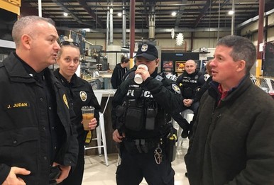 Coffee with a cop photo