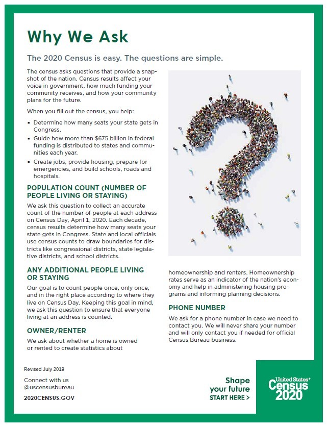 2020 census flier