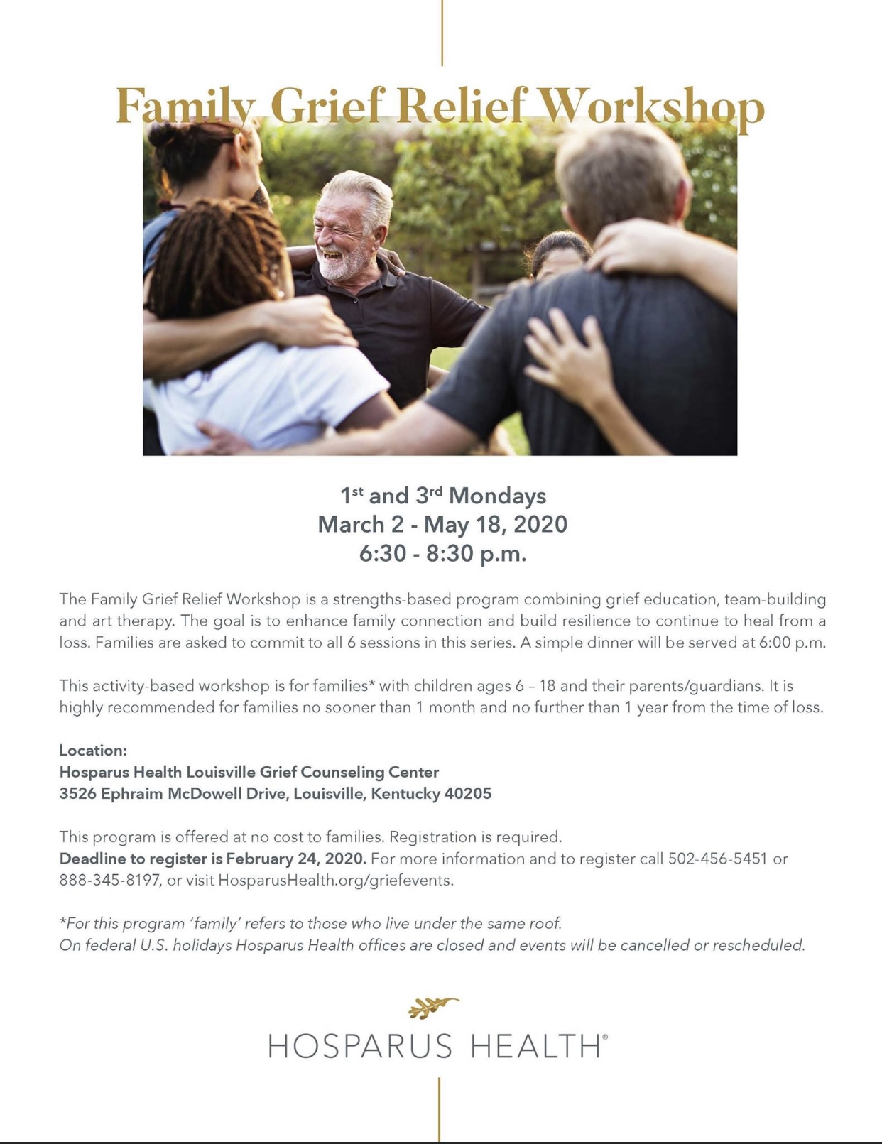 Family Grief Relief Workshop 2020